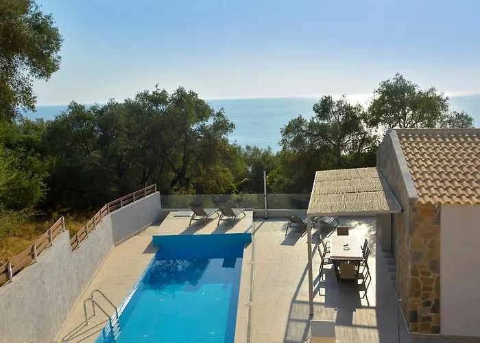 Βίλα Corfu Travel Stories Villa, Private Pool - Stunning Sea Views - Accessible - 4 Bedrooms *