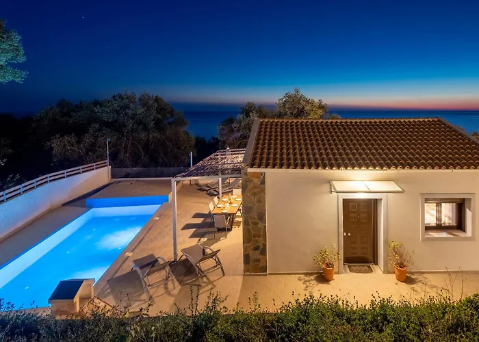 Βίλα Corfu Travel Stories Villa, Private Pool - Stunning Sea Views - Accessible - 4 Bedrooms