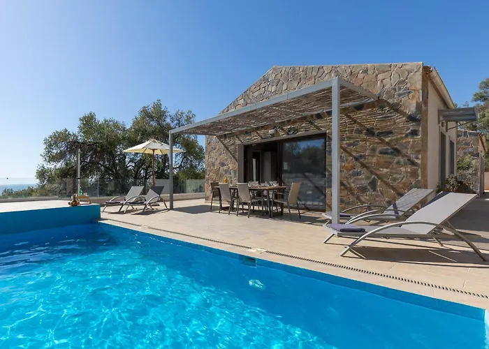 Βίλα Corfu Travel Stories Villa, Private Pool - Stunning Sea Views - Accessible - 4 Bedrooms *