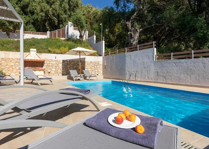Corfu Travel Stories Villa, Private Pool - Stunning Sea Views - Accessible - 4 Bedrooms