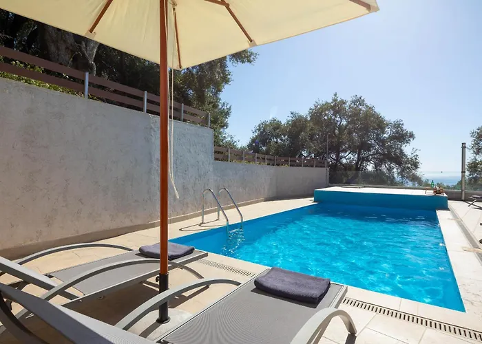 Βίλα Corfu Travel Stories Villa, Private Pool - Stunning Sea Views - Accessible - 4 Bedrooms
